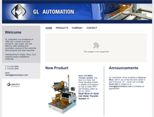Tablet Screenshot of glautomation.com